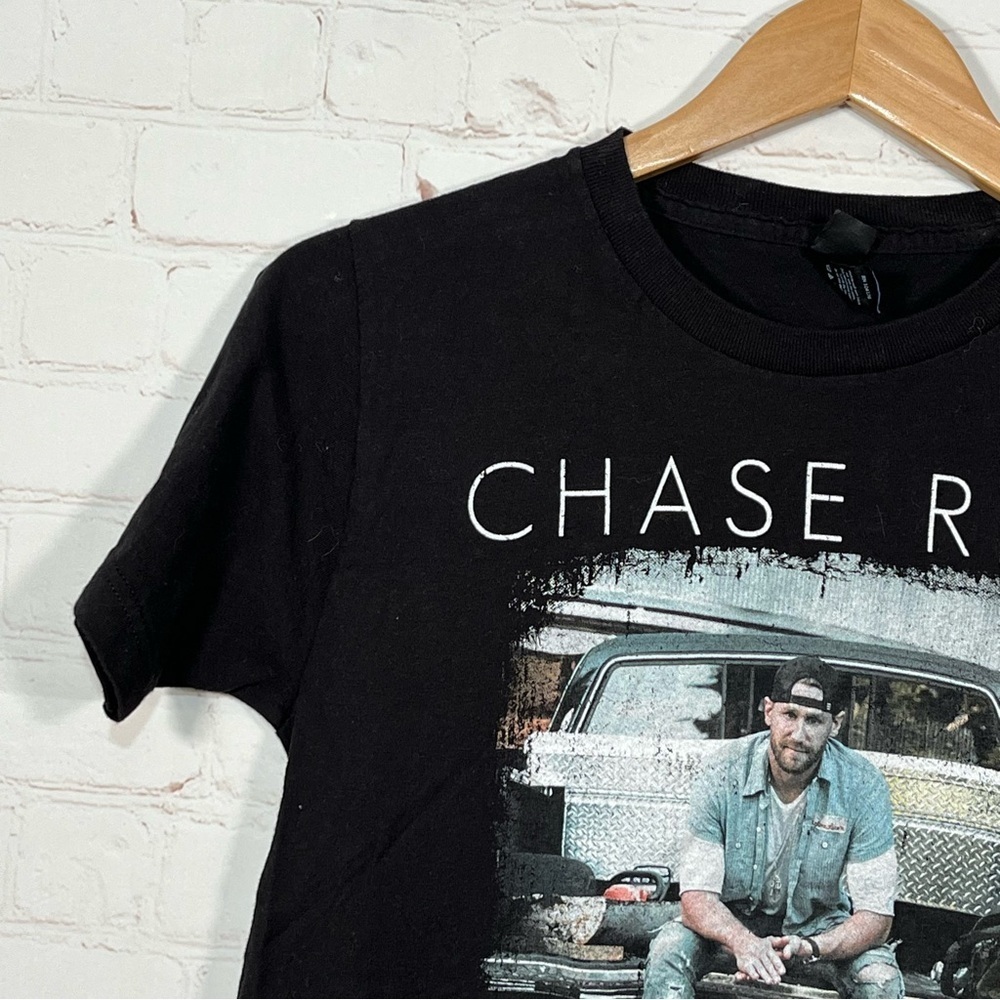 Chase Rice Summer 2016 Concert Band T Shirt Mens Size Small Black Short Sleeve - Picture 3 of 7